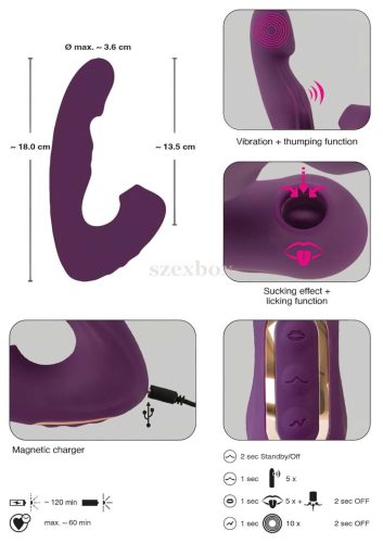 Javida clitoral licking vibrator