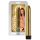 Metallic shimmer vibrator - gold colour