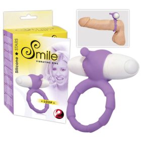 Smile Loop - vibrating ring (purple)