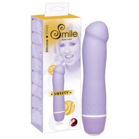 Smile Sweety - mini vibro penis (purple)