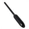 Pearl Dilator - black, spherical, silicone urethra vibrator 8mm