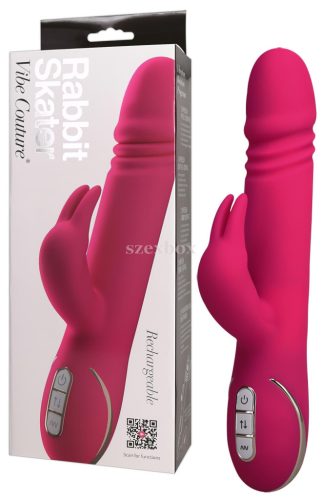Vibe Couture Rabbit Skater pushing vibrator