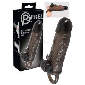 Rebel - vibrációs péniszköpeny (19cm)