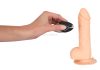 Wireless 7 - radio silicone vibrator (natural)