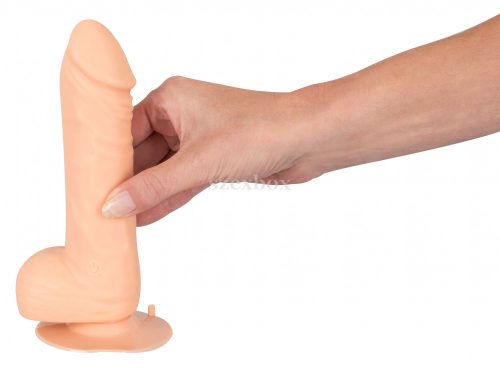 Wireless 7 - radio silicone vibrator (natural)