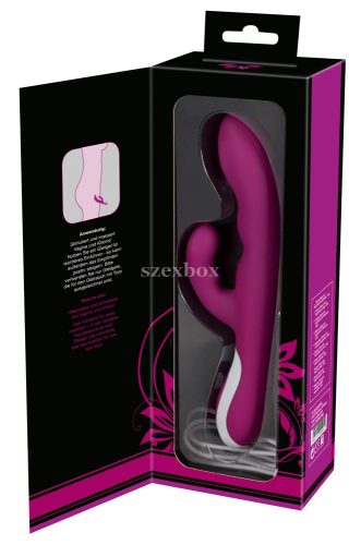 Javida - Rechargeable, heated clitoral vibrator (blackberry)