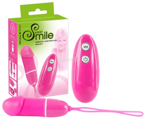 Smile Bullet - rádiós vibrációs tojás (pink)