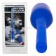DILATOR - hollow silicone urethra vibrator - blue 7mm