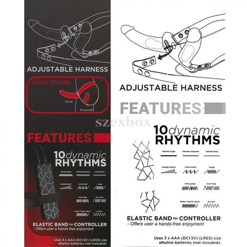 Double Thruster attachable double vibrator