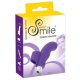 Smile Finger - wavy silicone finger vibrator (purple)