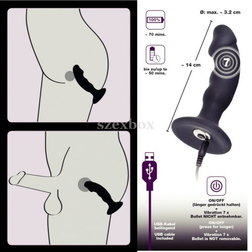 Black Velvet penile anal vibrator