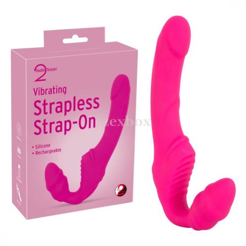 Double2Teaser strapless attachable vibrator
