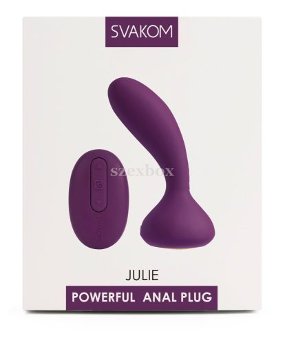 Svakom Julie - battery operated radio controlled prostate vibrator (viola)