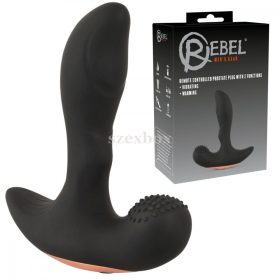 Rebel rechargeable radio heated anal vibrator