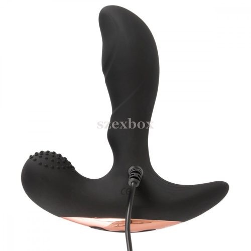 Rebel rechargeable radio heated anal vibrator