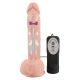 Super lifelike thrust-rotating vibrator w. suction-cup
