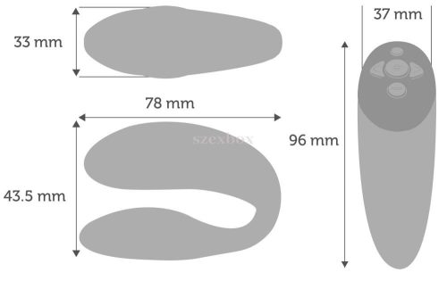 We-Vibe Chorus okos g-pont és csikló vibrátor