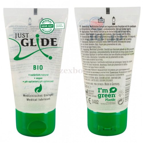 Just Glide Bio vízbázisú vegán síkosító 50ml