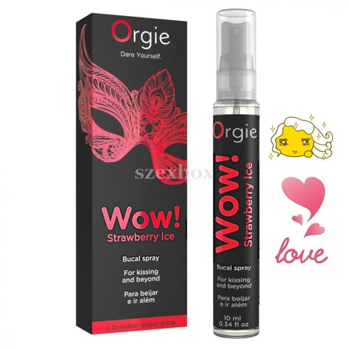 Orgie Wow Strawberry Ice hűsítő orál spray 10ml