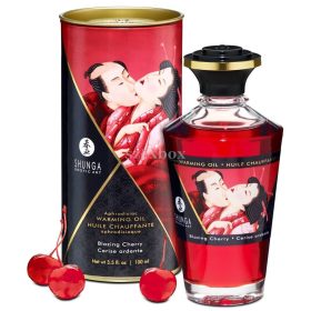 Shunga warming massage oil cherry 100ml
