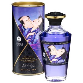 Shunga warming massage oil exotic fruit 100ml