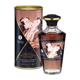 Shunga warming massage oil chocolate 100ml