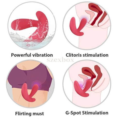 Cotoxo Saddle prostate vibrator red