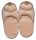 Plush slippers with breast shape