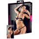 Cottelli - Metal bra set with rings (black)