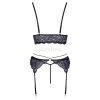 Cottelli 3-piece lace lingerie set