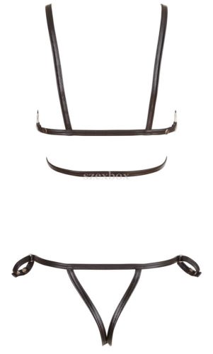 Cottelli Bondage - bikini with shiny straps S