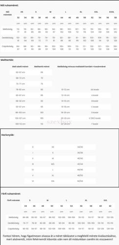 Cottelli Plus Size - harisnyatartós nyitott alsó (fekete)