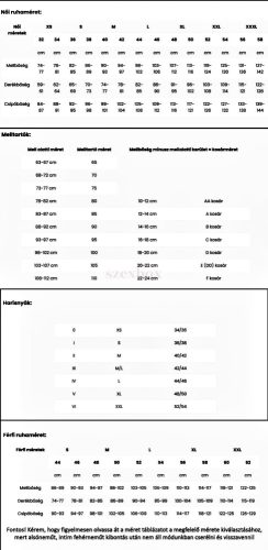 Cottelli Plus Size - harisnyatartós nyitott alsó (fekete)