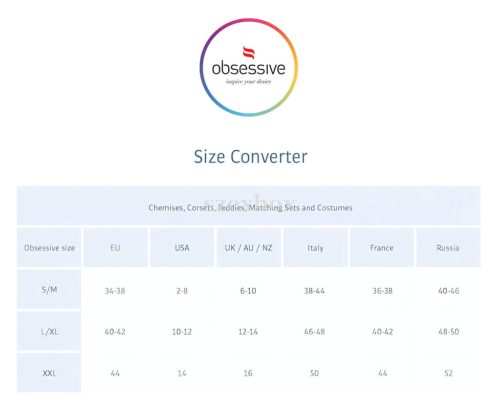 Obsessive Auroria masnis hímzett női bugyi