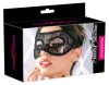 Cottelli - pre-shaped lace eye mask black