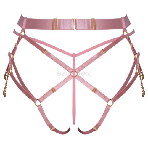 Bad Kitty pink mágikus láncos hám tangával