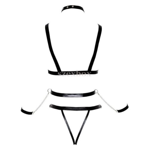 Bad Kitty szegecses testhám szett