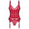 Obsessive Cupide Desir Lace Red Set