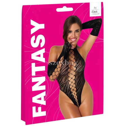 Cottelli body with gloves black S-L