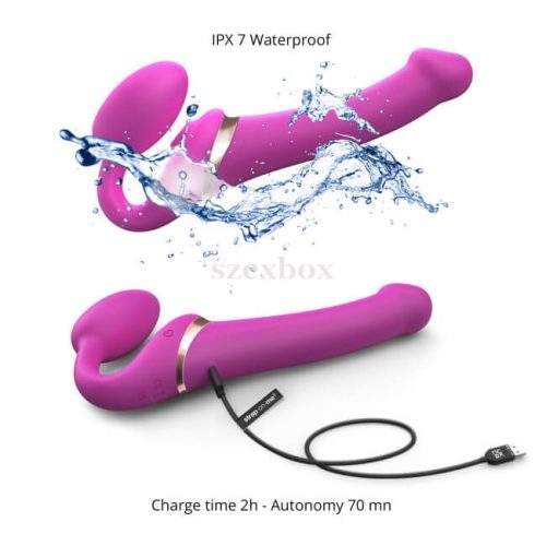 Strap-on-me Strapless strap-on air wave vibrator