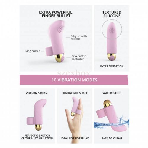 SzexBox Touch Me rechargeable finger vibrator