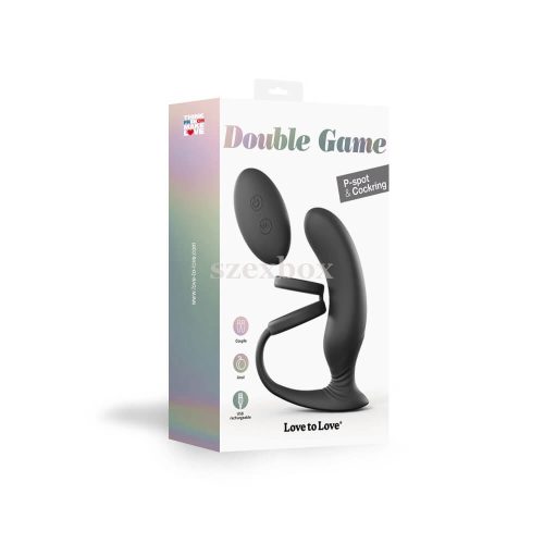 SzexBox prostate vibrator with penis ring