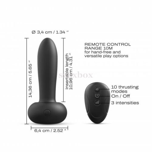 Dorcel Deep Thrust cordless, radio controlled thrust vibrator