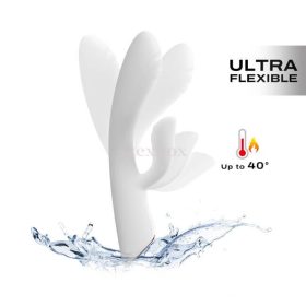   Dorcel Flexi Rabbit rechargeable heated vibrator with tickle lever