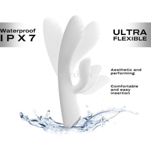 Dorcel Flexi Rabbit rechargeable heated vibrator with tickle lever