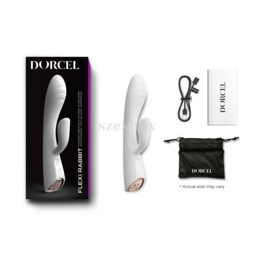 Dorcel Flexi Rabbit rechargeable heated vibrator with tickle lever