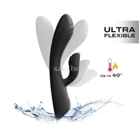   Dorcel Flexi Rabbit rechargeable heated vibrator with tickle lever