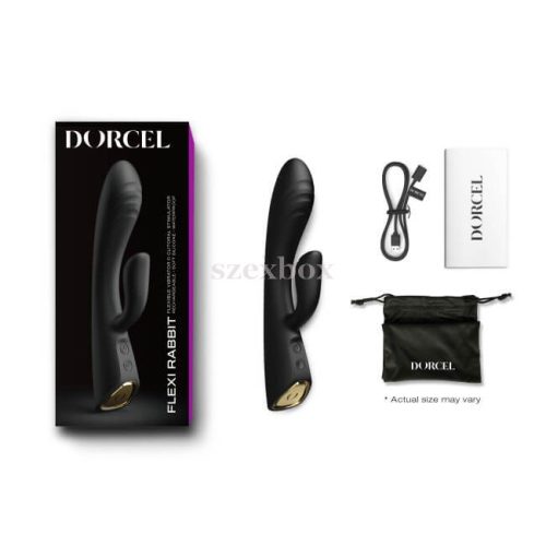 Dorcel Flexi Rabbit rechargeable heated vibrator with tickle lever