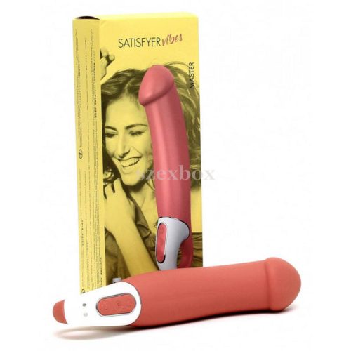 Satisfyer Master cordless acrylic vibrator natural
