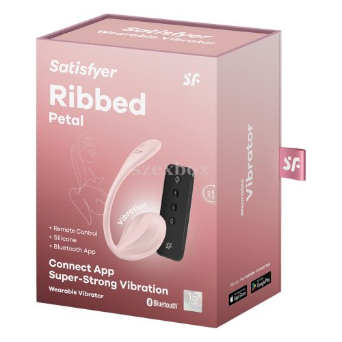 Satisfyer Ribbed Petal Radio Vibrating Egg